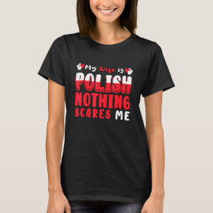 T-shirt Ma Femme Est Polonaise Drapeau République De Polog