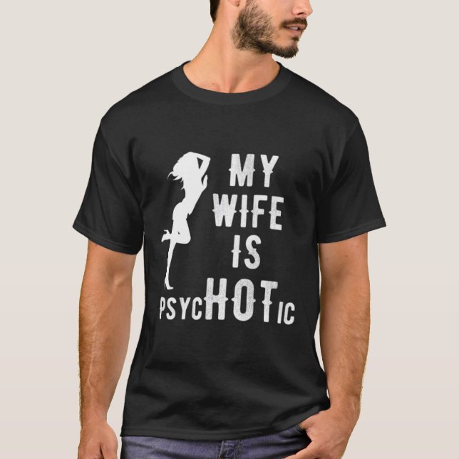 T-shirt Ma femme est psychotique2871png2871 (Devant)