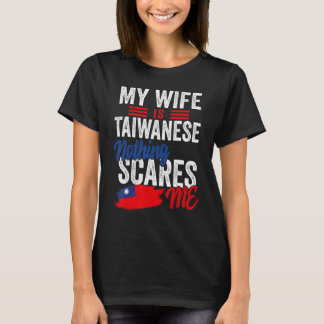 T-shirt Ma Femme Est Taïwanaise Taïwan Patrimoine Racines