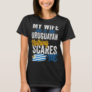 T-shirt Ma Femme Est Uruguayenne Uruguay Heritage Roots Dr