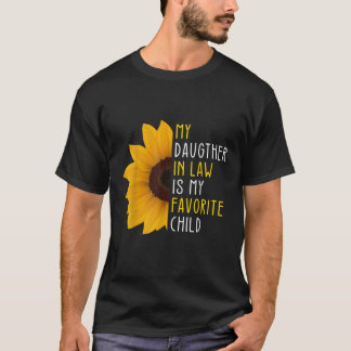 T-shirt Ma fille en droit est mon enfant favori mère dans