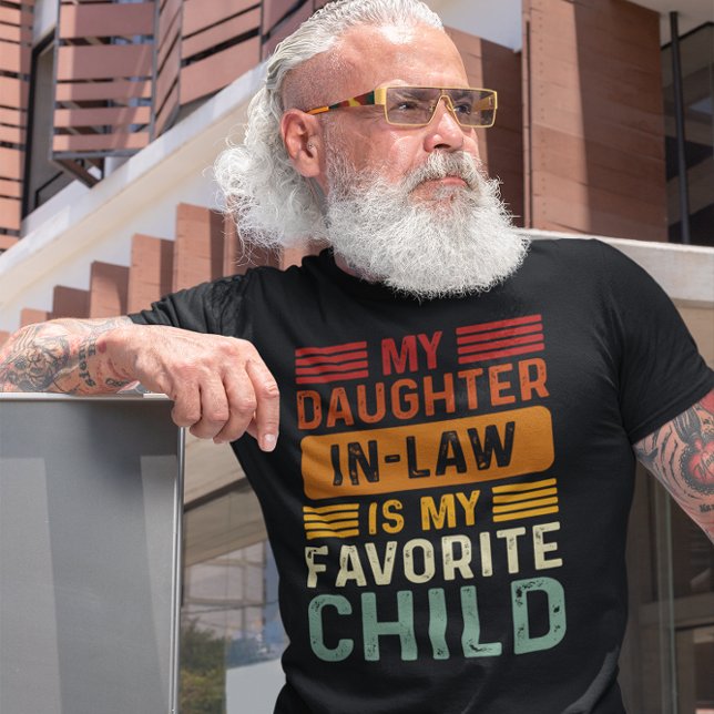 T-shirt Ma Fille En Droit Est Mon Enfant Préféré Rétro (Créateur téléchargé)