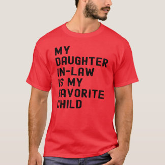 T-shirt Ma fille en droit est mon père préféré des enfants