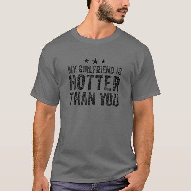 T-shirt Ma Fille Est Plus Hotter Que Toi (Devant)