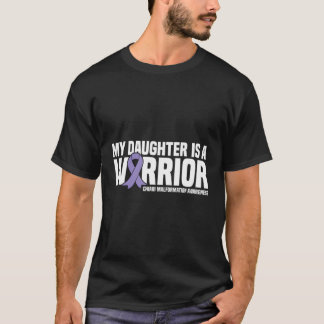 T-shirt Ma Fille Est Un Guerrier Chiari Malformation Aware