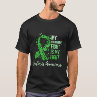 T-shirt Ma Fille - Le combat de Mon combat contre la Scoli