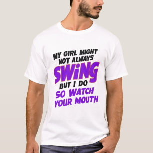 T-shirt Ma Fille Ne Chantera Peut-Être Pas Toujours, Mais 