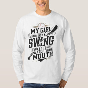 T-shirt Ma Fille Ne Chantera Peut-Être Pas Toujours, Mais 