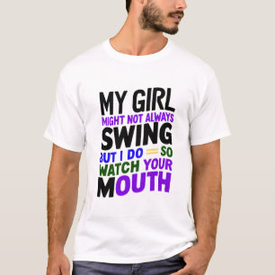 T-shirt Ma Fille Ne Chantera Peut-Être Pas Toujours, Mais 