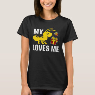 T-shirt Ma fourmi m'aime  Tante et neveu nièce de la famil