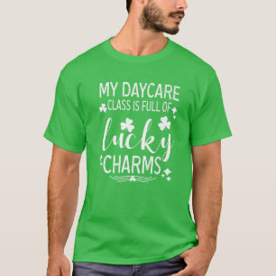 T-shirt Ma Garde D'Enfants Est Pleine De Charmes Chanceux