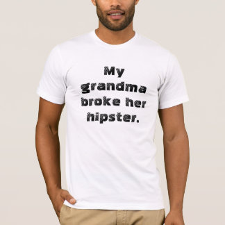T-shirt Ma grand-maman a cassé son hippie