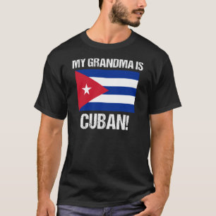 T-shirt Ma grand-mère est Cuba Pays Drapeau Cuba design Cu