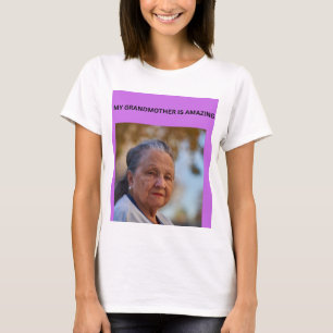 T-SHIRT MA GRAND-MÈRE EST INCROYABLE