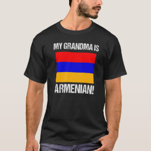 T-shirt Ma grand-mère est une fierté arménienne drapeau ar