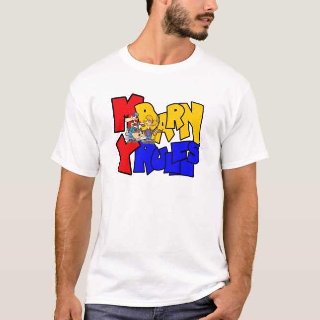 T-shirt Ma grange, mes règles Vache (Devant)