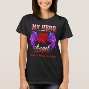 T-shirt Ma héroïne est maintenant ma conscience de l'abus 