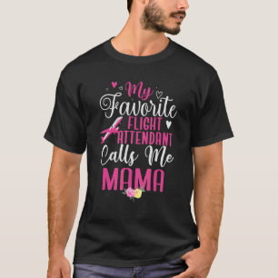 T-shirt Ma hôtesse de l'air préférée m'appelle Maman Migno