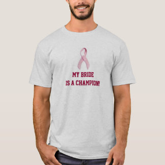 T-shirt "Ma jeune mariée est une championne !" Survivant
