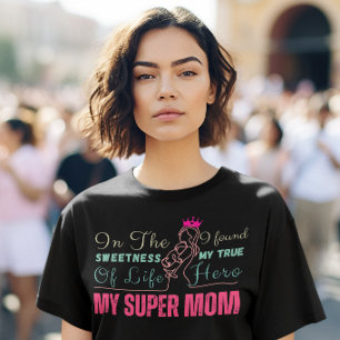 T-shirt Ma journée de super maman pour l'anniversaire de m