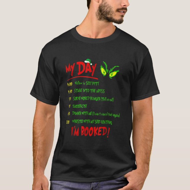 T-shirt Ma journée est prise (Devant)