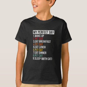 T-shirt Ma Journée Parfaite Pour Les Amoureux de les chat