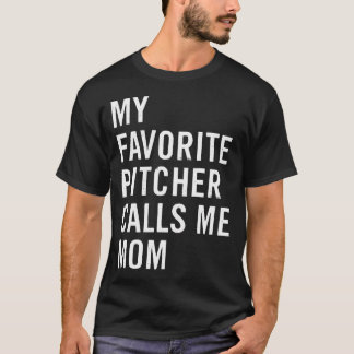 T-shirt Ma lanceuse préférée m'appelle maman baseball soft