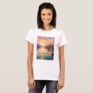 T-shirt Ma ligne est un désastre, mais j’ai l’air super -