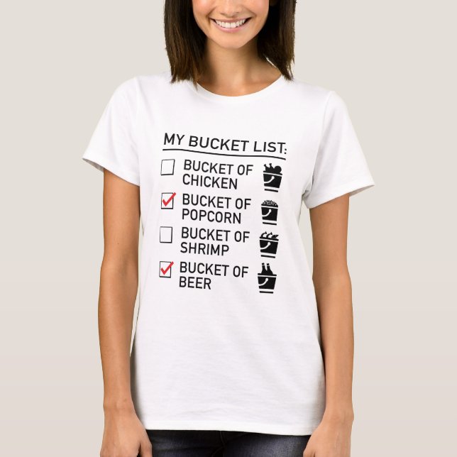 T-shirt Ma liste de regroupement (Devant)