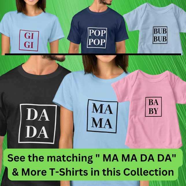 T-shirt MA MA (Voir Matching DA BA BY etc) Mesdames T-Shir (Créateur téléchargé)