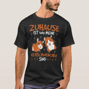 T-shirt Ma maison douce est là où sont mes cobayes