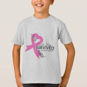 T-shirt Ma maman a survécu au cancer du sein