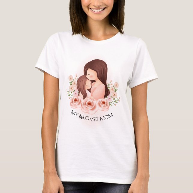 T-shirt Ma maman adorée (Devant)