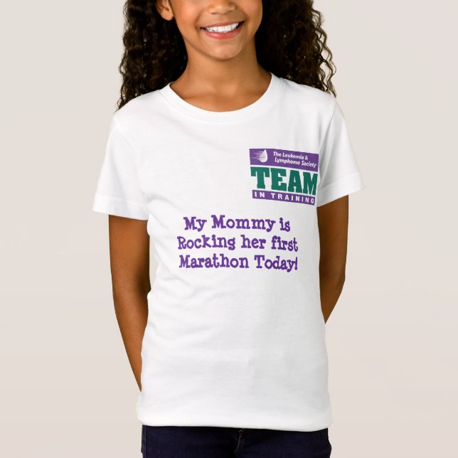 T-Shirt Ma maman bascule son premier marathon (Devant)