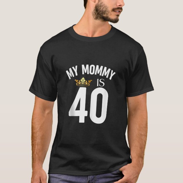 T-shirt Ma maman est 40 40e 40 ans Maman maman maman M (Devant)