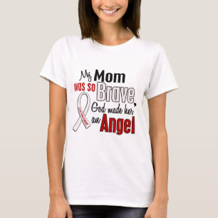 T-shirt Ma maman est un cancer de poumon d'ange