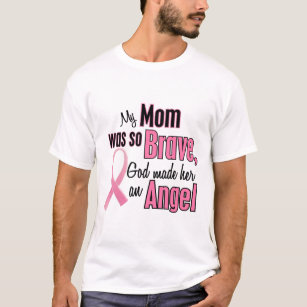 T-shirt Ma maman est un cancer du sein d'ange