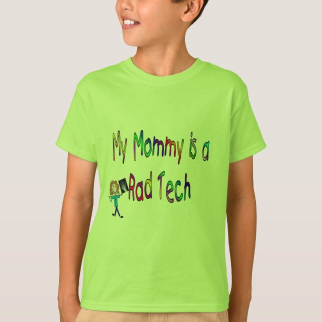 T-shirt Ma maman est une technologie de rad (les chemises (Devant)