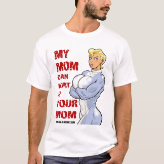 T-shirt Ma maman peut battre votre maman
