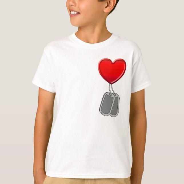 T-shirt Ma maman porte des bottes de combat (Devant)