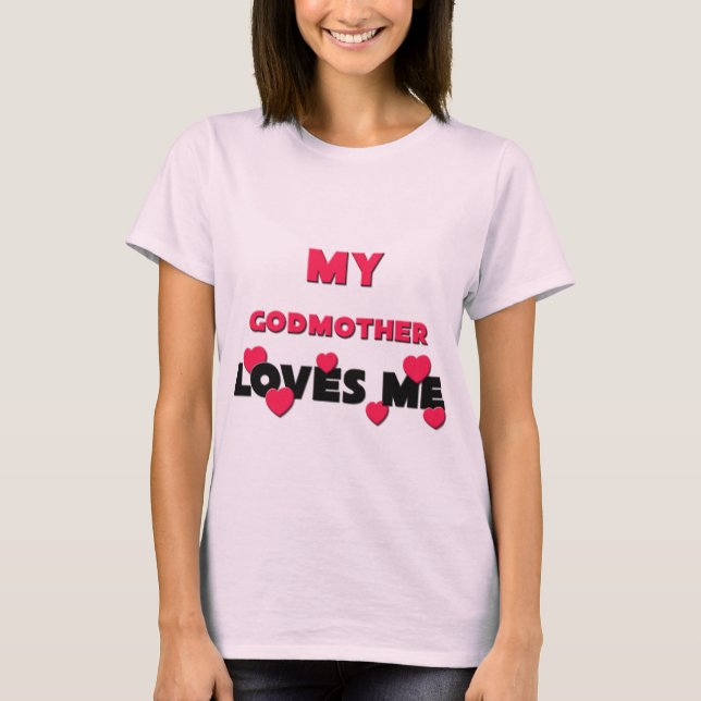 T-shirt Ma marraine m'aime (Devant)