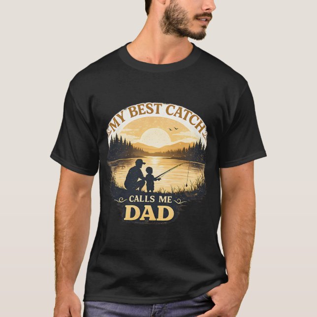 T-shirt Ma meilleure prise m'appelle Papa (Devant)