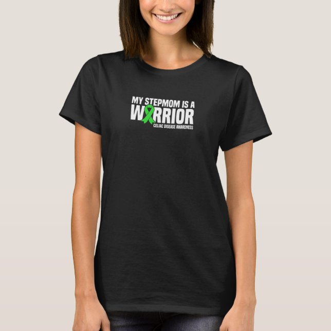T-shirt Ma Mère À Vapeur Est Un Guerrier Conscience De La  (Devant)