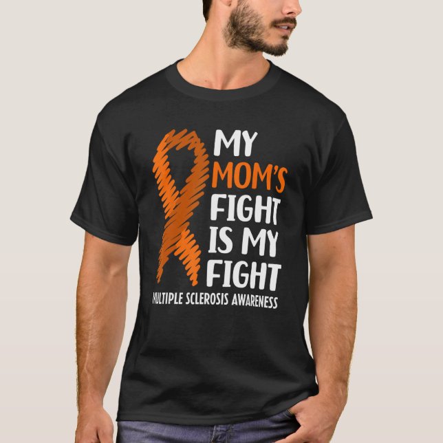 T-shirt Ma mère combat la sclérose en plaques (Devant)