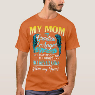 T-shirt Ma Mère Est Ange Gardien Elle Me Surveille Toujour