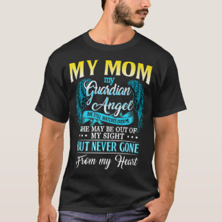 T-shirt Ma Mère Est Ange Gardien Elle Me Surveille Toujour