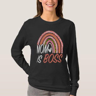 T-shirt Ma Mère Est La Fête De La Mère Du Patron Arc En Ci