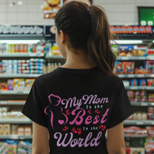 T-Shirt Ma Mère est la Meilleure Mère pour les Filles