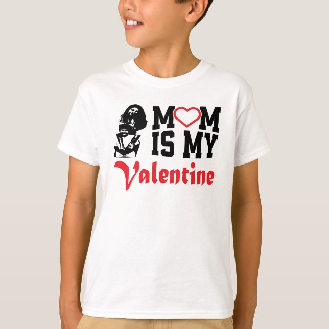 T-shirt Ma Mère Est Ma Citation Valentine | Saint Valentin (Devant)