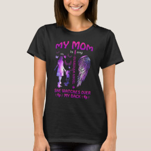 T-shirt Ma Mère Est Mon Ange Gardien Qu'Elle Regarde Sur L